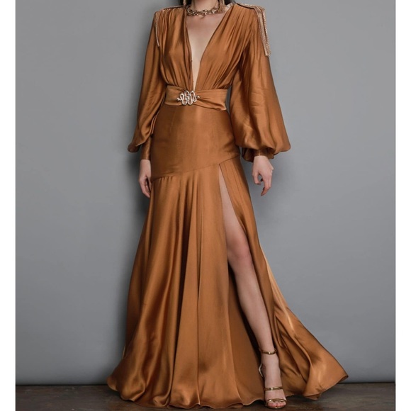 Bronx and Banco Dresses & Skirts - Bronx and Banco Carmen Gown in Gold XS